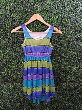 Bonnie Jean, Girls colorful Dress, Size 8